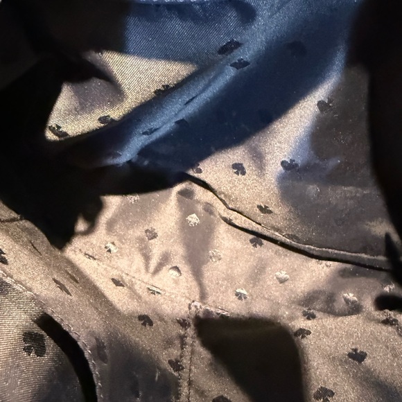 Kate Spade Briar‎ Lane Quilted Denim Meena Satchel Bag T - Picture 9 of 12